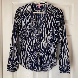 Lilly Pulitzer Long Sleeve Button Up